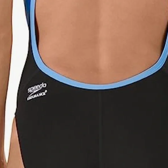 NWT Speedo Launch Splice Adult Cross Back One Piece - Speedo Endurance+ - Picture 4 of 12